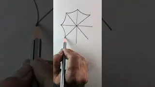 Easy umbrella girl pencil drawing #kidslearning #kidsvideo #kidssong #art #shorts