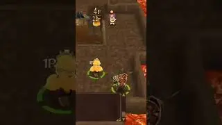 Chocobo's Mystery Dungeon Every Buddy: Dungeon Hero X Mog hits himself after the Slow Burner