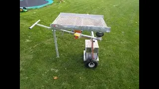 Zeefmachine demo nat zand