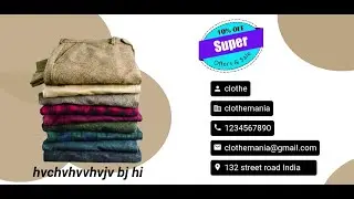 Improve your clothe business with banner mania 007