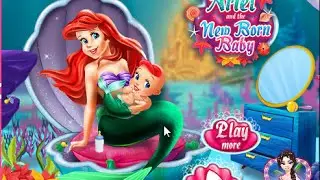DISNEY FROZEN PRINCESS ELSA Ariel And The The New born baby FREE KIDS GAMES