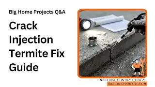 Low-Pressure Crack Injection Termiticide Guide