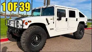 original 2000 hummer h1 slant back walk around.1 of 39 ever made