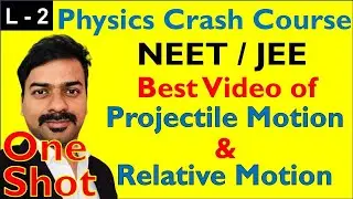 Projectile Motion & Relative Motion One Shot | Class 11 | NEET | JEE | 2021 | J P Chauhan [BEST]