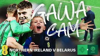In the stands at Northern Ireland v Belarus | GAWA Cam