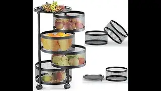 Hoyrr Rotating Storage Rack | Latest Amazon Finds 2023 | Tiktok Amazon Findzing #rotatingstorage #ne