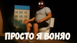 Просто я воняю на туалете говном стреляю - мем
