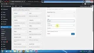 Widgets in WordPress