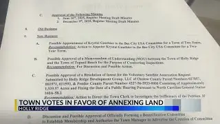 Holly Ridge moves forward with annexation plan