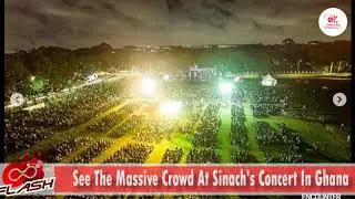 #CBFLASHREPORTS: See Massive Crowd at Sinach's Concert in Ghana