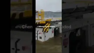 Chennai Airport flooded #airport #chennai #wrongly