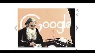 Leo Tolstoy's 186th Birthday Google Doodle