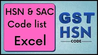 hsn code | HSN code for gst | hsn code list & gst rate finder | hsn code list for gst in excel