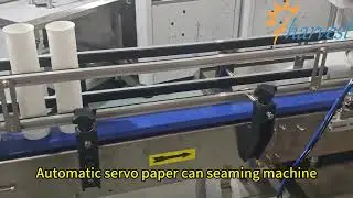 Paper Can Production: Fully Automatic Flanging & Sealing Machine Line for Efficient Packaging