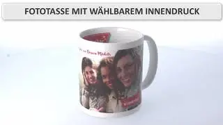 Fototasse mit Innendruck