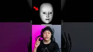 Penampakan Topeng Putih Ilusi Ini Sebenarnya Anomali 😱 #shorts