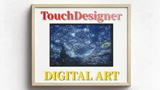Art installation Digital Interactive Photo Frame - Made with TouchDesigner