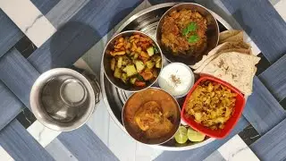 Aaj Ka Dinner 🍽️ | Anda Curry, Cabbage Baingan, Aloo Ki Sabji aur Methi Ka Paratha 😋