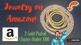 Buying Jewelry on Amazon! 2 Gold Plated Silver Chains for less than $100!!!