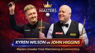Kyren Wilson vs John Higgins Live | Masters Snooker Final Watchalong & Commentary Reaction