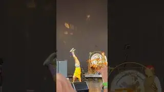 Flea does ICONIC handstand to start the show Red Hot Chili Peppers Live 7-25-24 Noblesville, Indiana