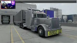 ATS 1.57 | Peterbilt Delivery;..probando gráfico Snowy Moon + ReShade + Project Next -Gen