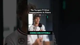 The Youngest F1 Driver Announcements In History | Shorts Edition #shorts #f1 #f1shorts