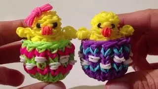 Rainbow Loom Nederlands, Paas-eierdopje (Easter eggshell, original design)