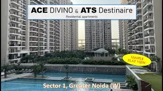ACE DIVINO Society view & ATS Destinaire Sample flat I Greater Noida (W) I ready to move I #noida
