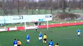 Prescot Cables second goal against Ossett Town, 20th January