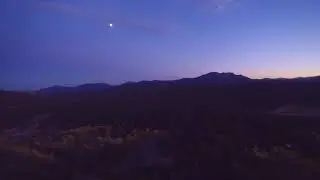 Celestial Symphony - Awe-Inspiring Sunset and Starry Night Sky