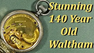 Poising A 6s Waltham Pocket Watch From 1886