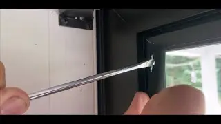 OldGuyDIY Larson Signature Storm Door 4 Minute Glass & Screen Swap Process Remove, Replace 2 Trim Pc