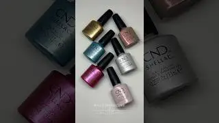 |Reklame| NEW CND Shellac collection &lsquo;A Quiet Luxury&rsquo; 💖 #nails #swatches #nailart #nailtech #nail