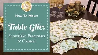 Table Glitz Series - January | A Shabby Fabrics Sewing Tutorial
