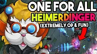 HEIMERDINGER IS THE MOST OVERPOWERED IN ONE FOR ALL! UNBEATABLE SIEGING TURRETS -  League of Legends