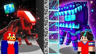 Hice Trampas con ALIENIGENAS en Batallas de MOBS en Minecraft!