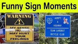 Funny Sign Moments That Will Make You Laugh Instantly &ndash; Pure Accidental Comedy! || Happy Panda