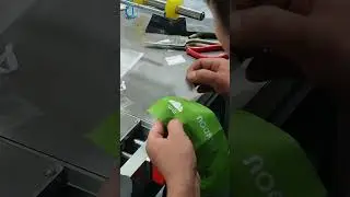 label hot stamping machine: manual labor only need to put material and collect material can be.