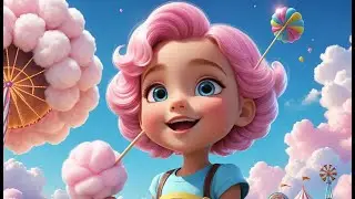 Cotton Candy, Sweet and Light Delight | Sweet Treat Song for Toddlers | Fun Nursery Rhyme for Kids