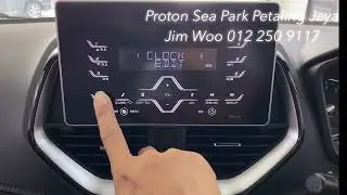 Setting clock for Proton Saga Persona Iriz Standard