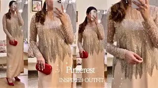 Model inspired dress cutting and stitching/ Party wear dress design/ Outfit from scratch