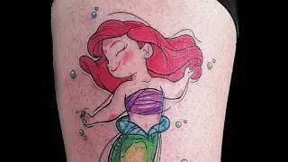 *The little mermaid tattoo*Disney tattoo