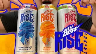 NEW Mtn Dew Rise Energy Drink Review