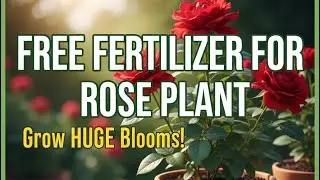 फ्री का खाद जो गुलाब के पौधे को फूल से भर देगा |home made free fertilizer for rose plant@skplantcare