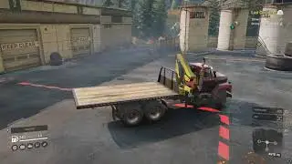 SnowRunner Day 1 Gameplay |  Black River Lost Container - Fleestar F2070A