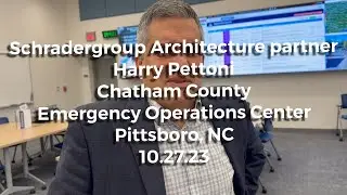 Harry Pettoni Discusses Development & Features of Chatham County Emergency Management Center