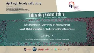 Local-Global principles for tori over arithmetic surfaces - Hartmann - Workshop 1 - CEB T2 2019