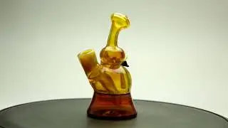 Dabber Box - Anodyne Glass - Yellow Honeybee