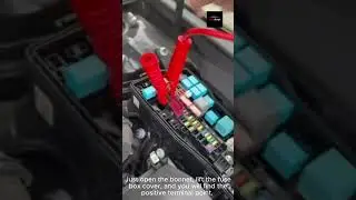 How to jump-start a hybrid car the right way ⚡🔧🚗  #AutoScope  #autoscopebynabeel  #cars